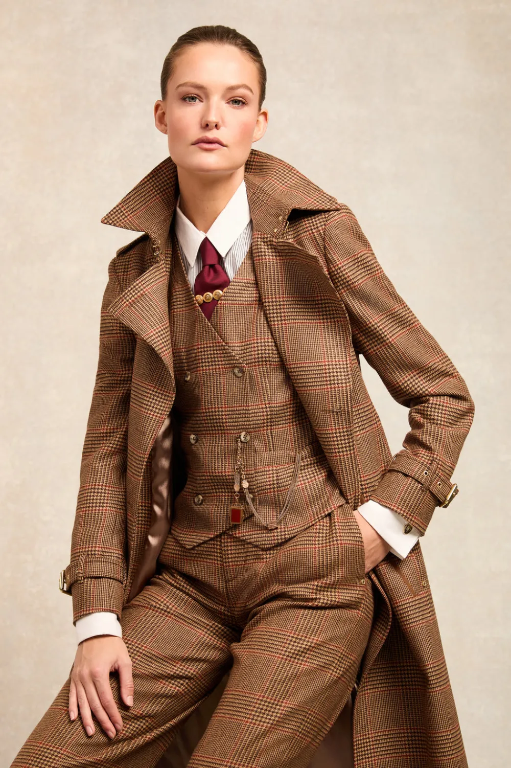 Women Holland Cooper Coats|Trench Coats>Full Length Marlborough Trench Coat