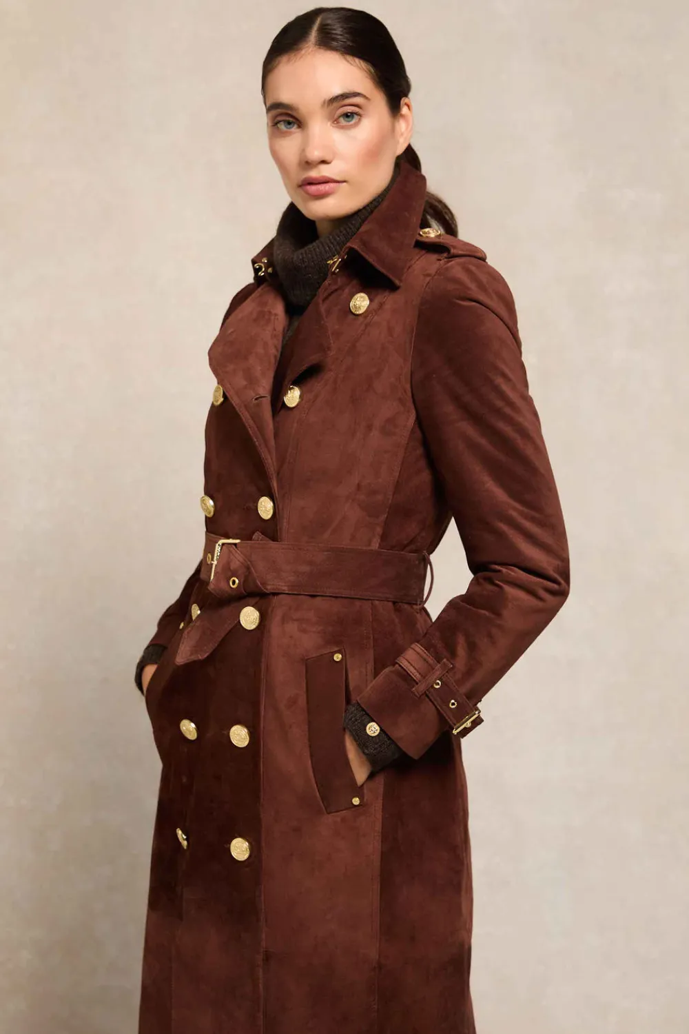 Women Holland Cooper Coats|Trench Coats>Full Length Marlborough Trench Coat