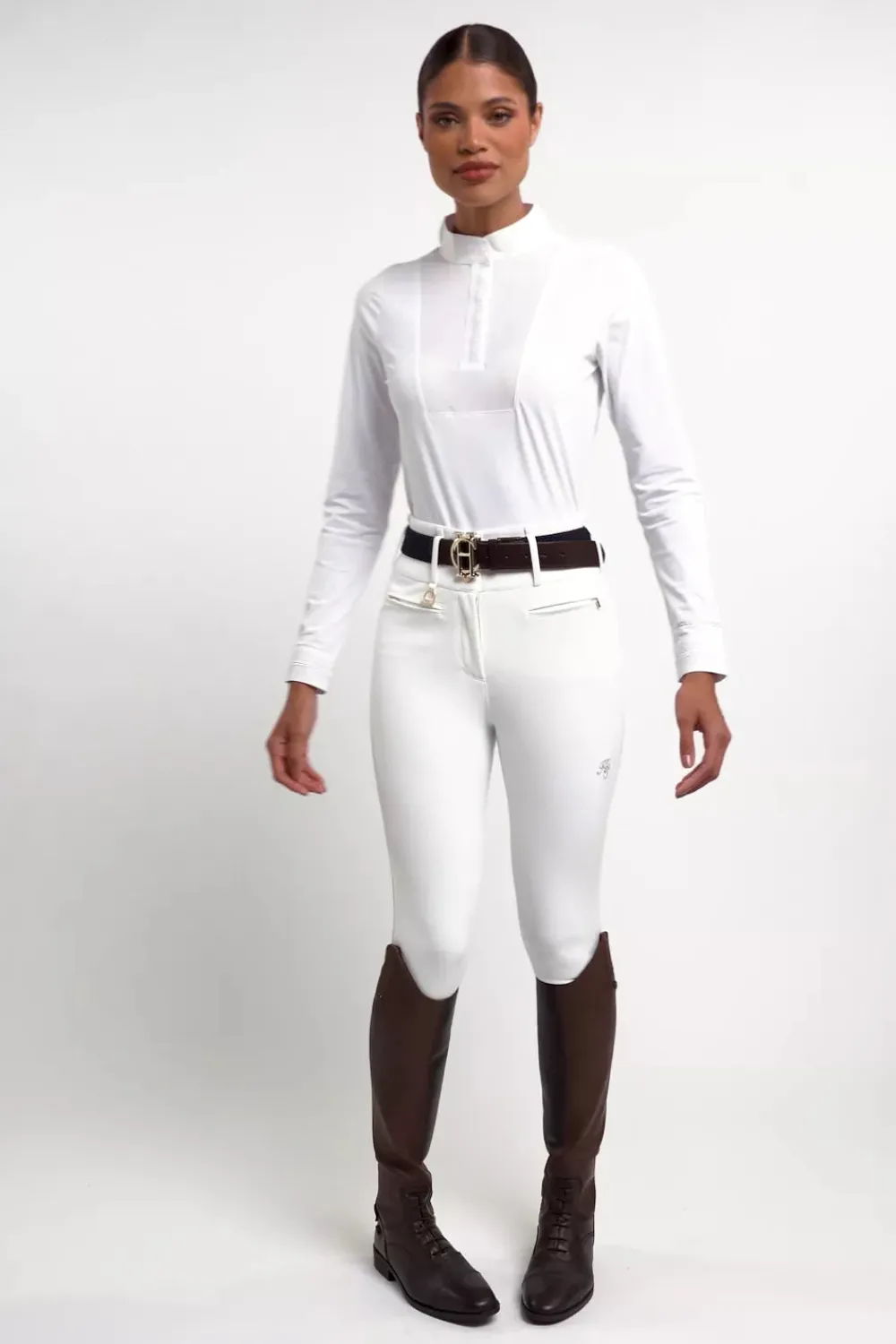 Holland Cooper Base Layers>Gatcombe Long Sleeve Show Shirt