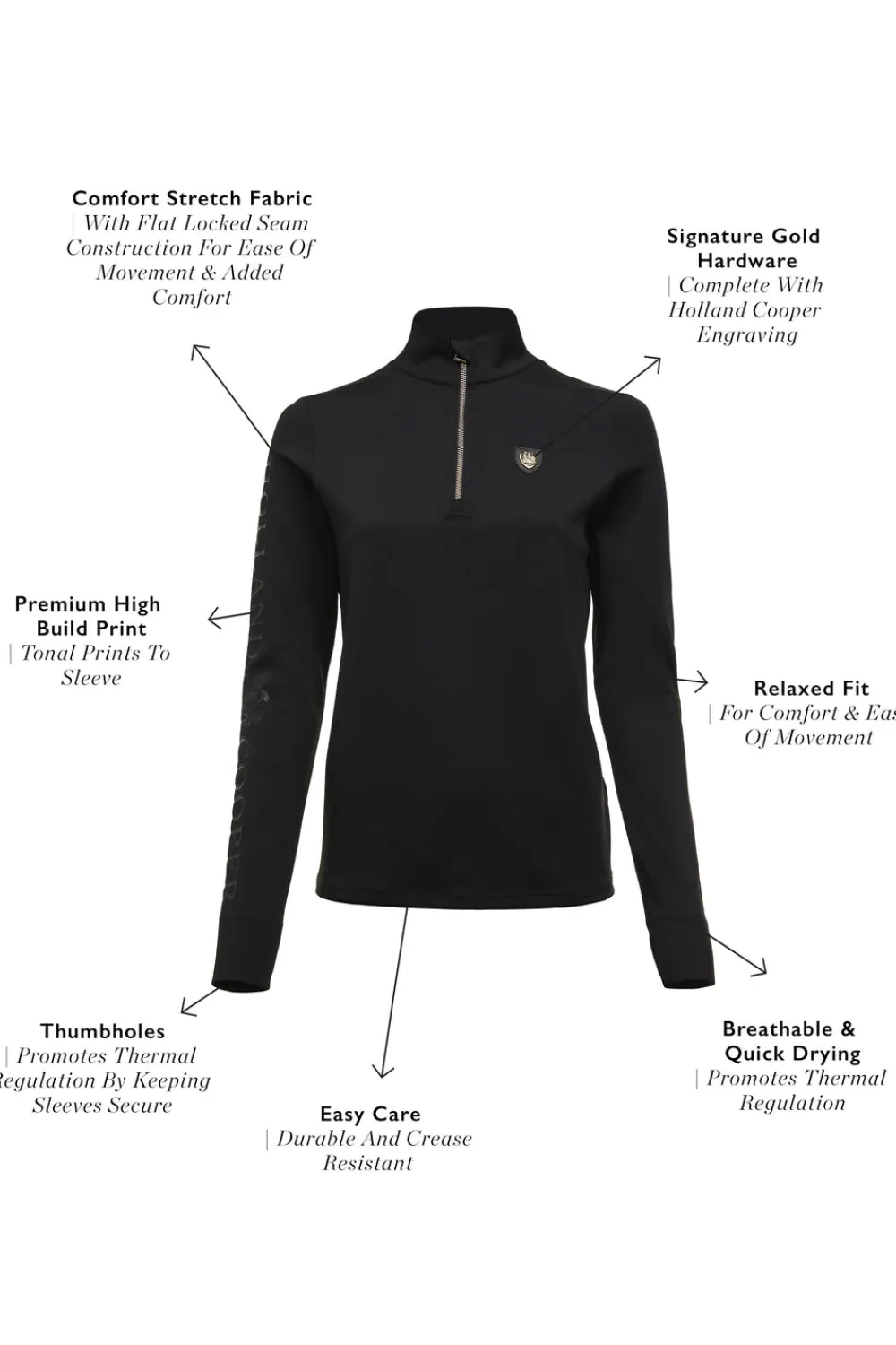 Holland Cooper Base Layers>Halcot Thermal Base Layer