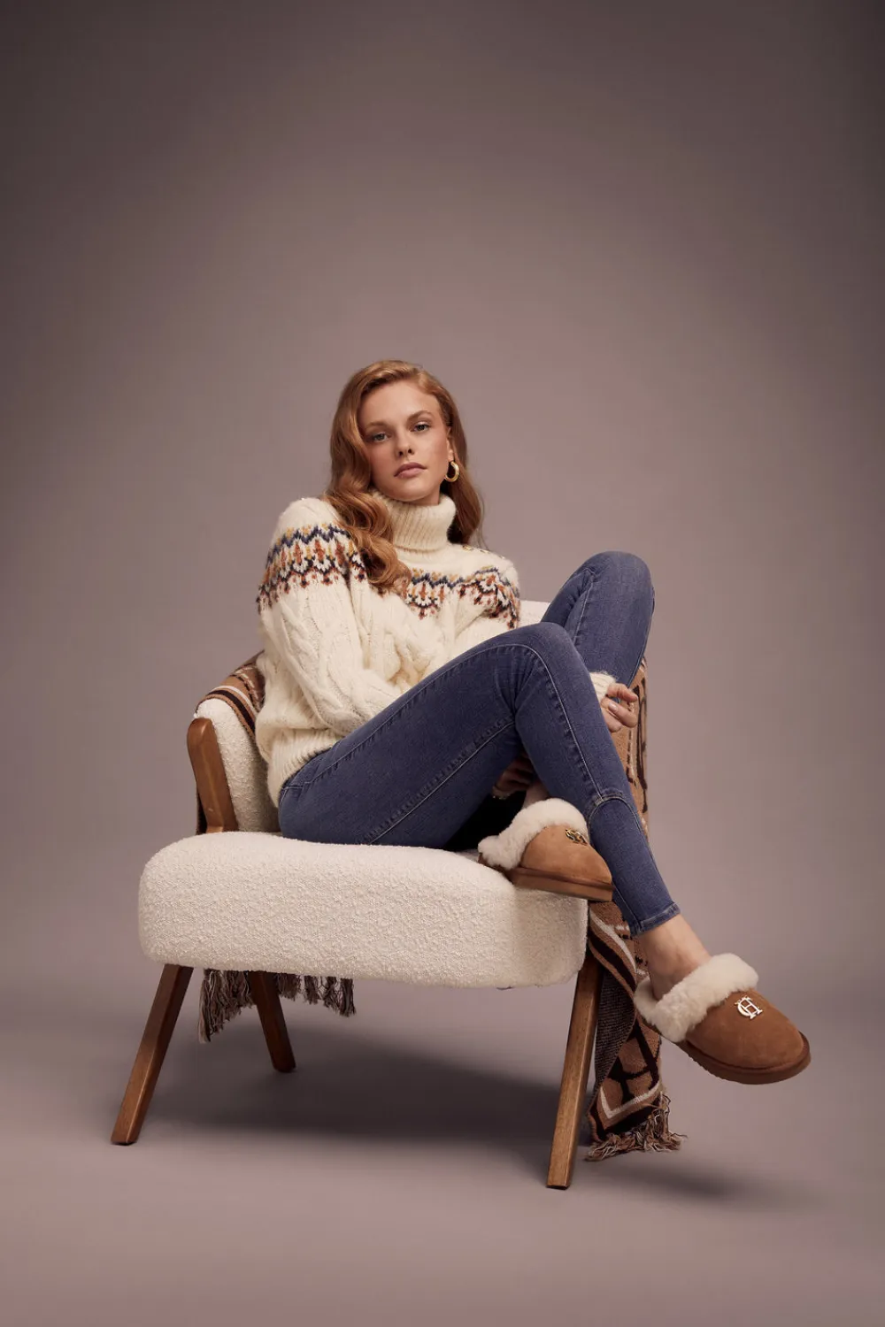 Women Holland Cooper Shearling|Slippers>HC Shearling Slipper