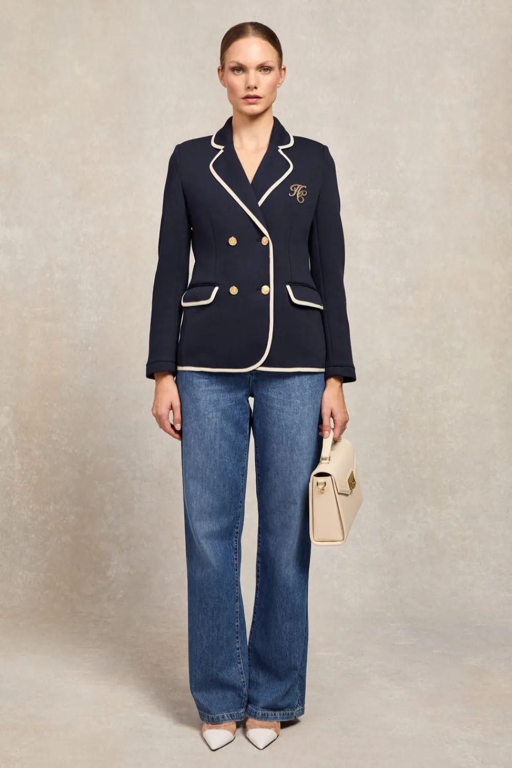 Women Holland Cooper Blazers>Henley Double Breasted Blazer