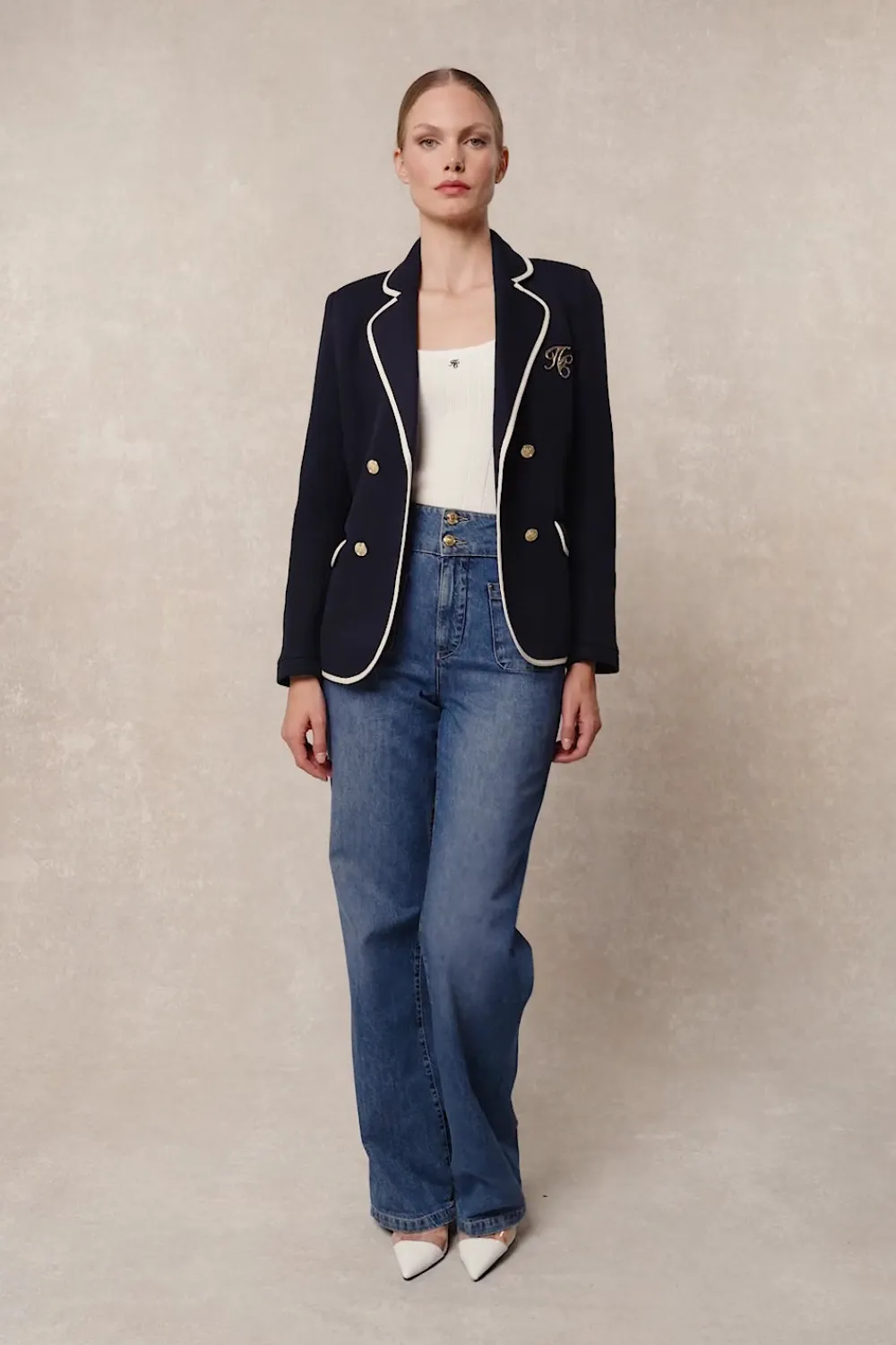 Women Holland Cooper Blazers>Henley Double Breasted Blazer