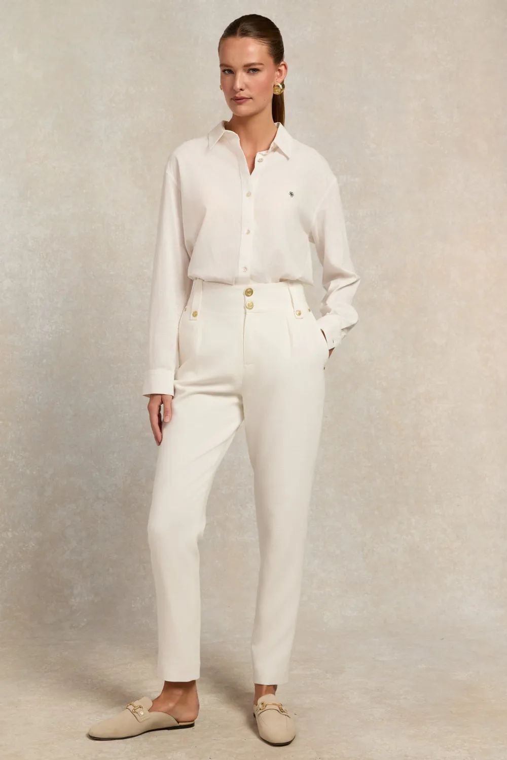 Women Holland Cooper Trousers|Tailoring>High Waisted Peg Trouser