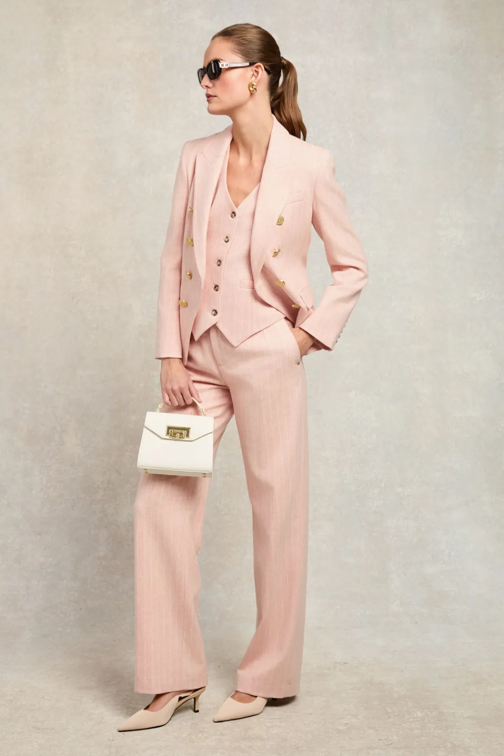 Women Holland Cooper Trousers|Tailoring>High Waisted Straight Trouser