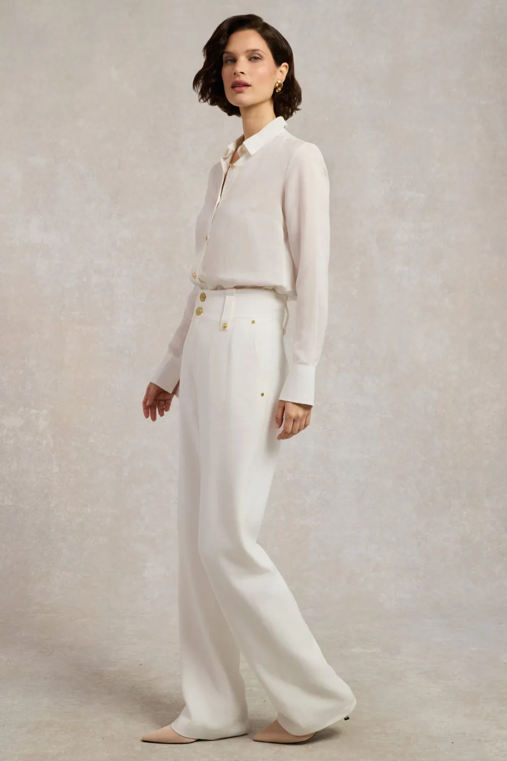 Women Holland Cooper Trousers|Tailoring>High Waisted Straight Trouser