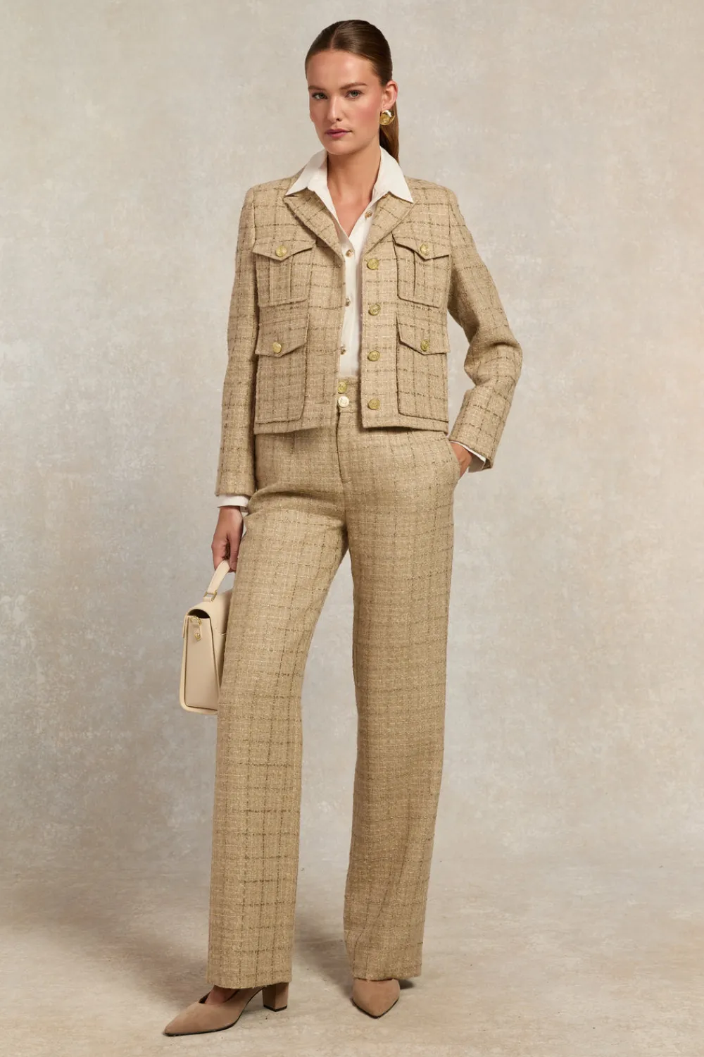 Women Holland Cooper Trousers|Tailoring>High Waisted Straight Trouser
