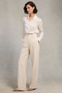 Women Holland Cooper Trousers|Tailoring>High Waisted Straight Trouser