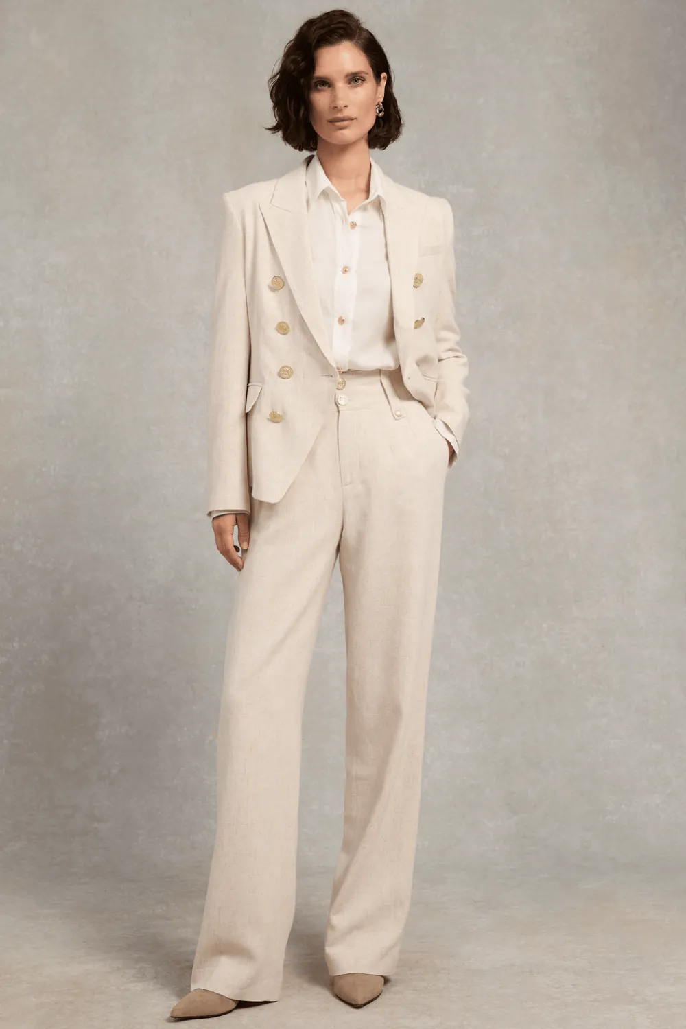 Women Holland Cooper Trousers|Tailoring>High Waisted Straight Trouser