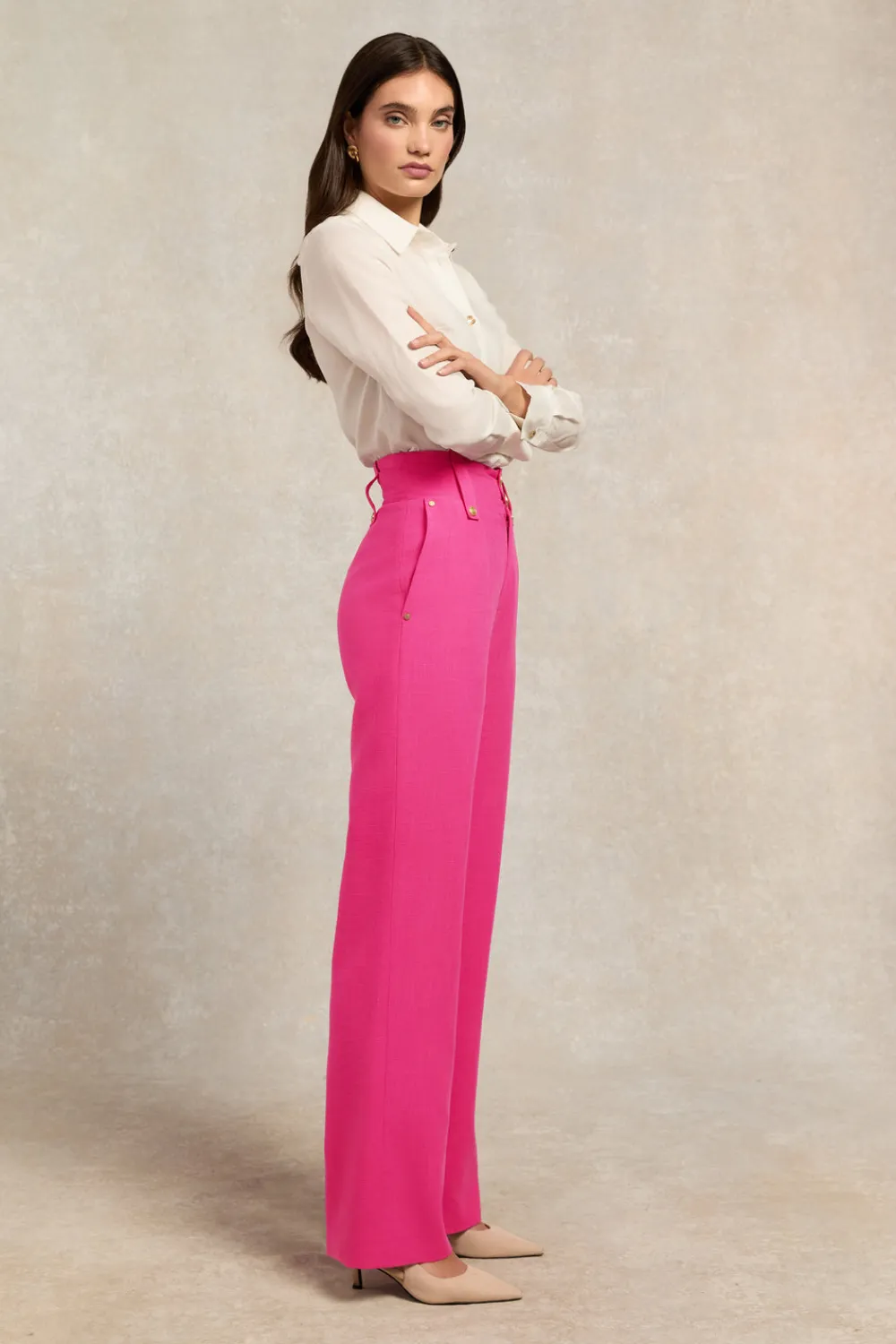 Women Holland Cooper Trousers|Tailoring>High Waisted Straight Trouser