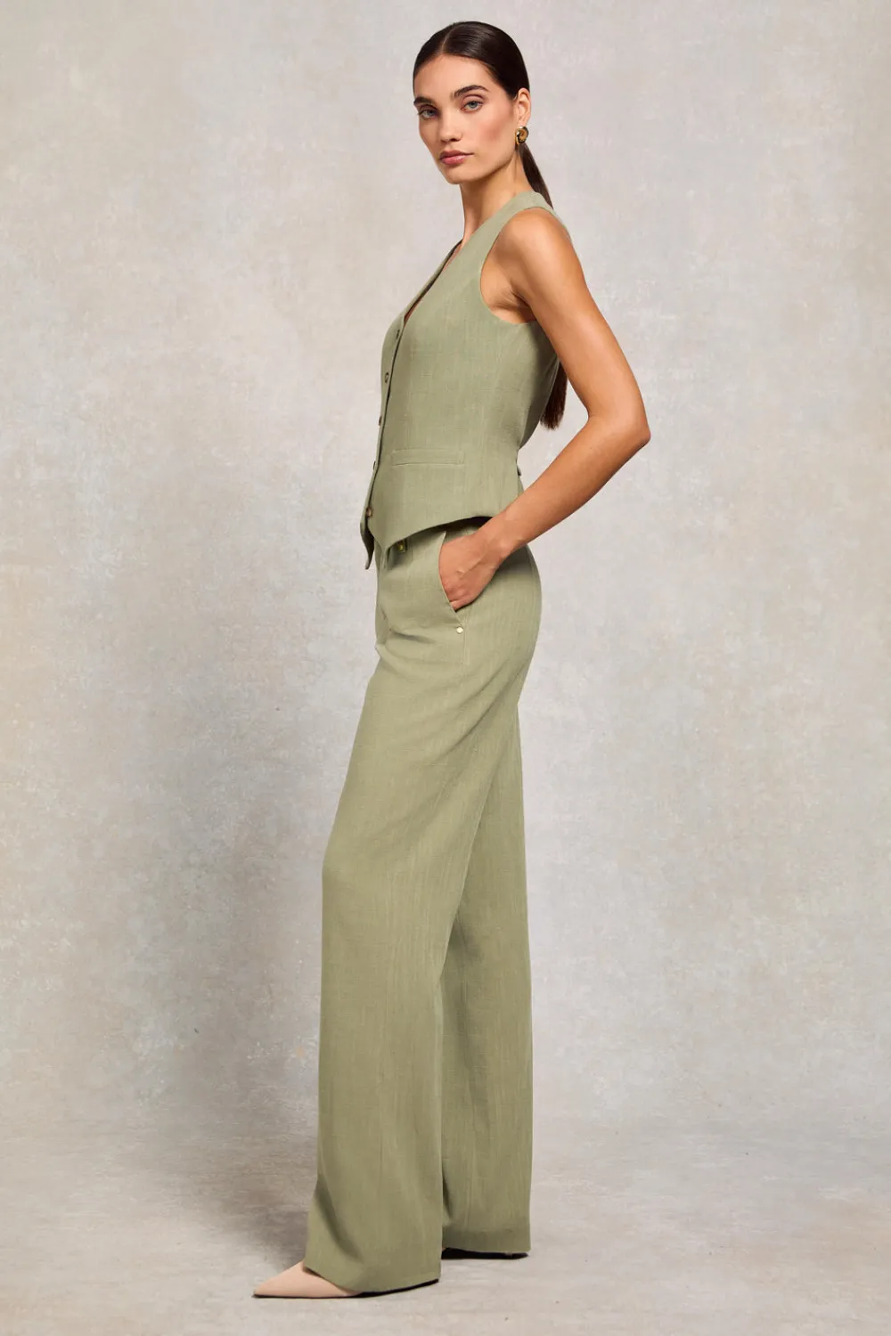 Women Holland Cooper Trousers>High Waisted Straight Trouser