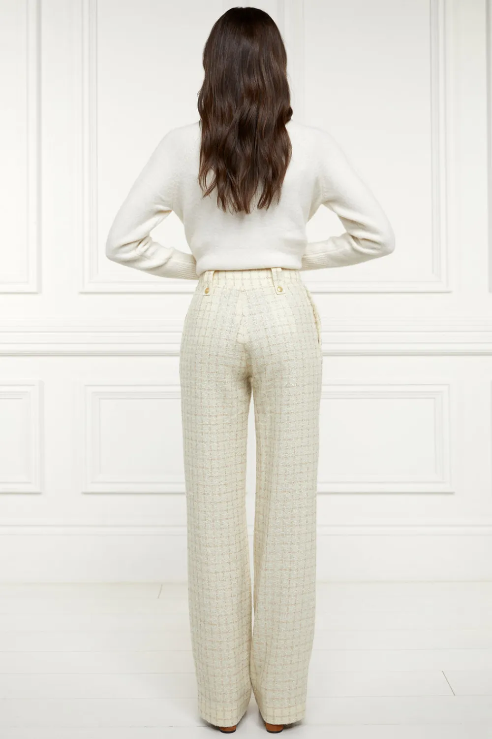 Women Holland Cooper Trousers|Tailoring>High Waisted Straight Trouser