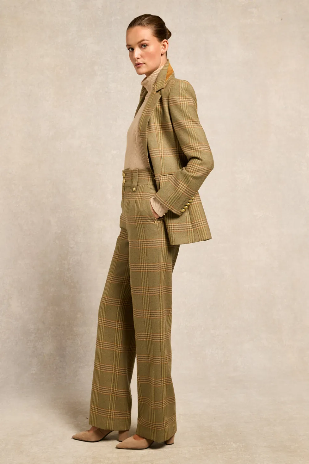 Women Holland Cooper Trousers|Tailoring>High Waisted Straight Trouser