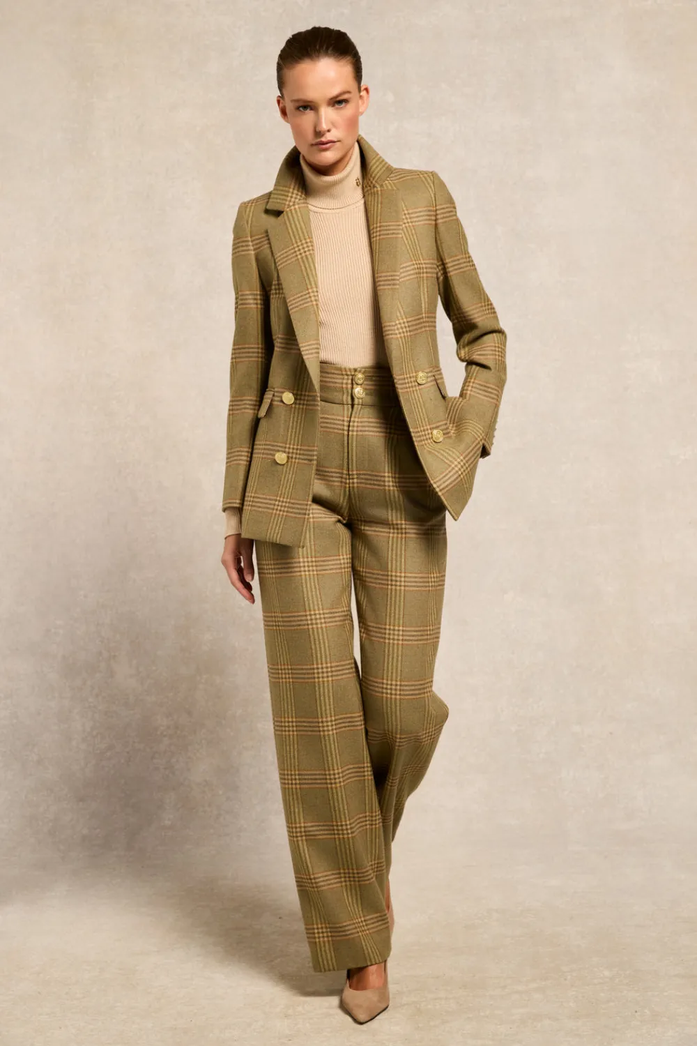 Women Holland Cooper Trousers|Tailoring>High Waisted Straight Trouser