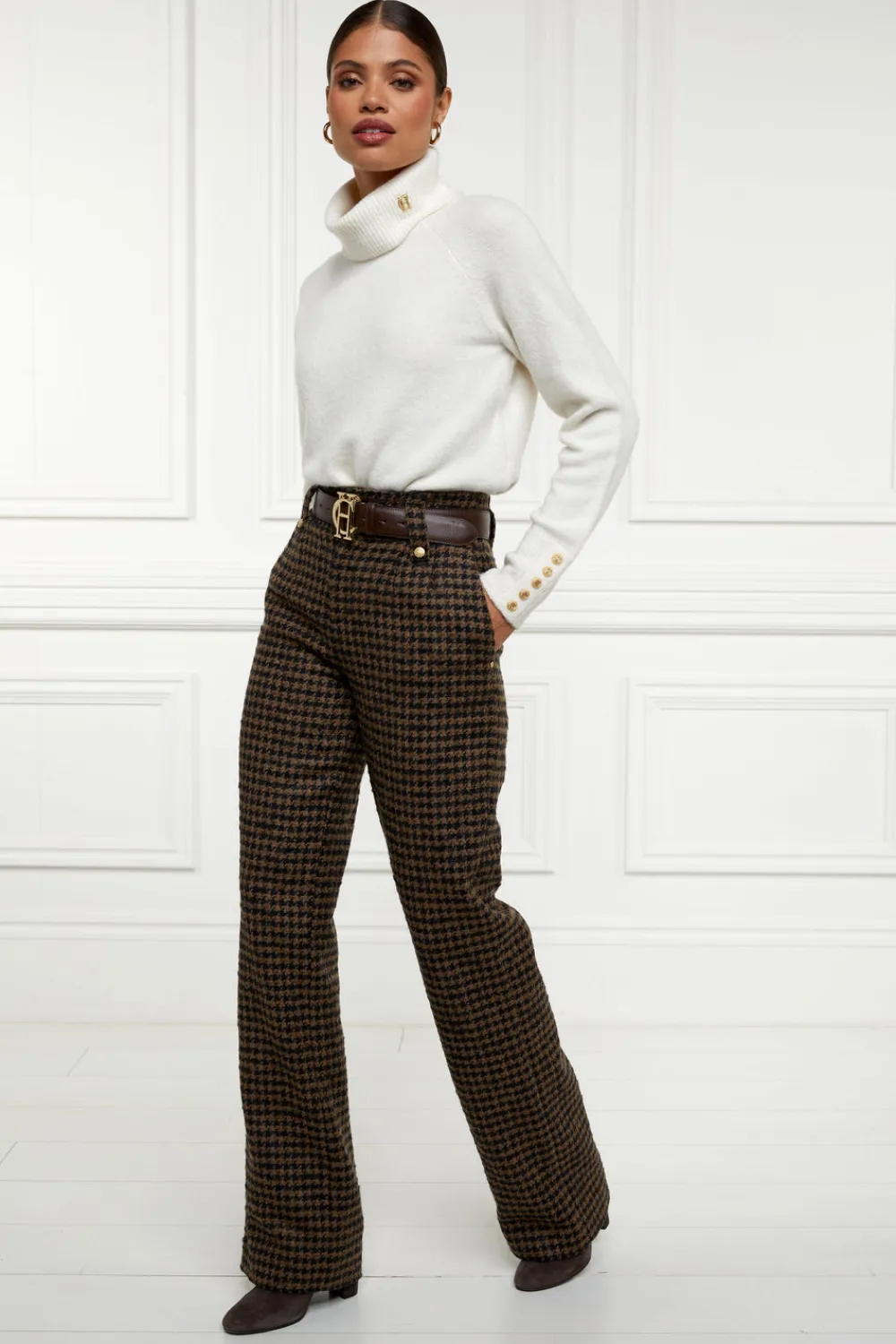 Women Holland Cooper Trousers|Tailoring>High Waisted Straight Trouser