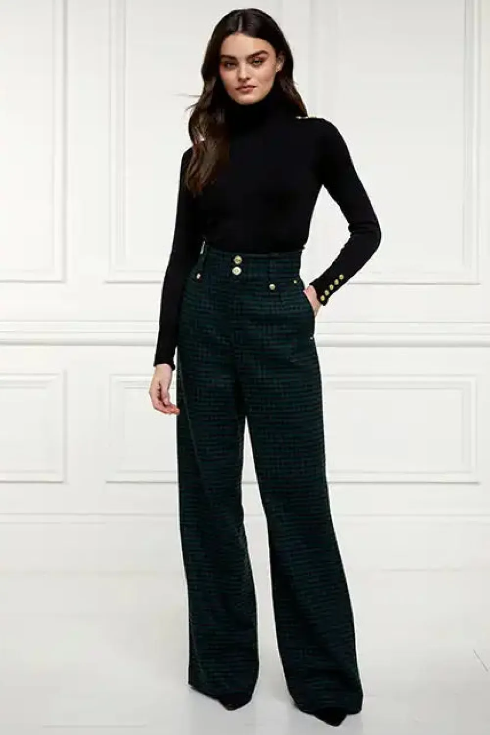 Women Holland Cooper Trousers|Tailoring>High Waisted Straight Trouser