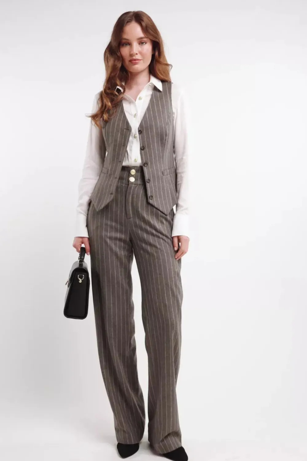 Women Holland Cooper Trousers|Tailoring>High Waisted Straight Trouser