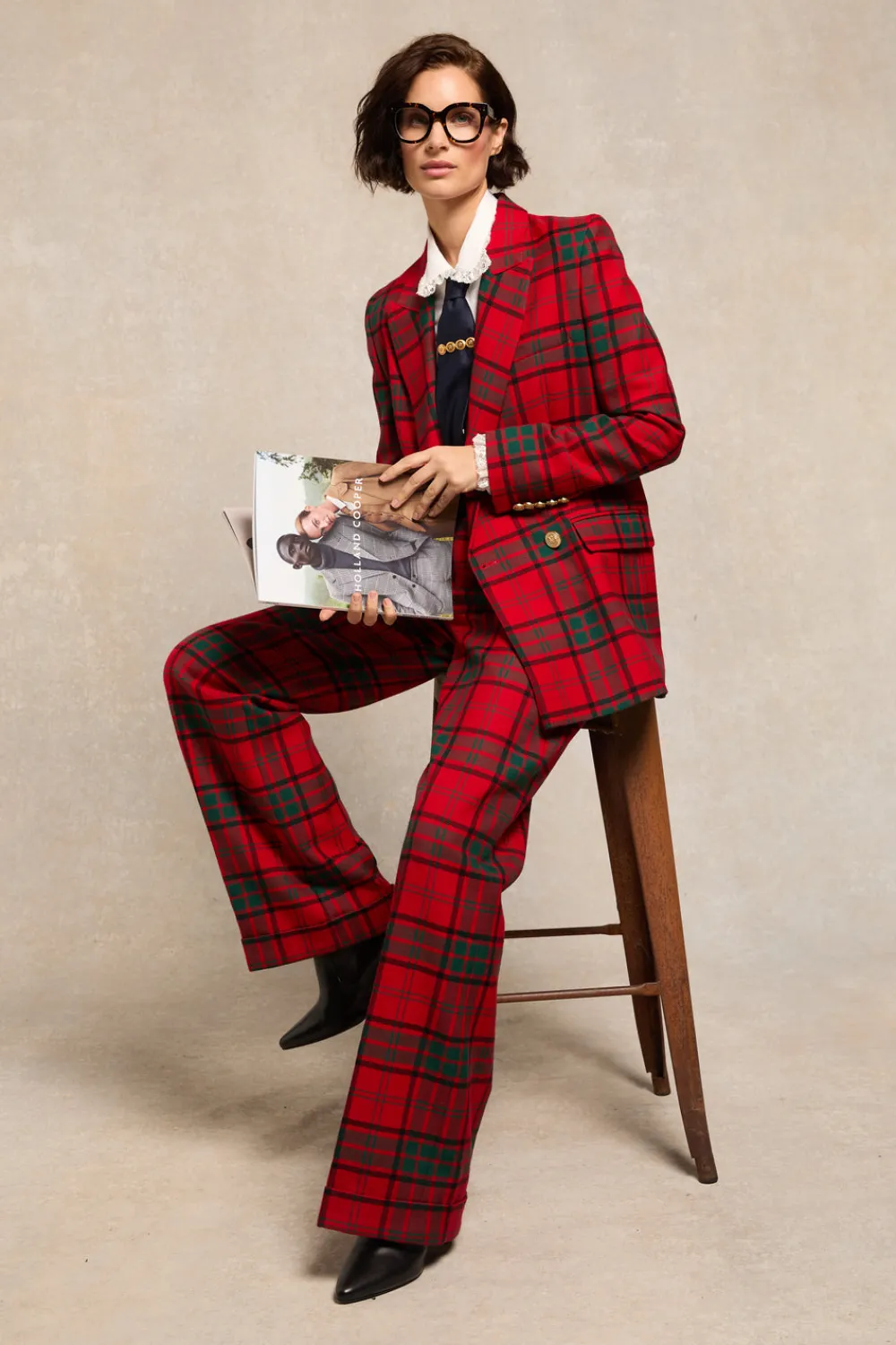 Women Holland Cooper Trousers>High Waisted Wide Leg Trouser