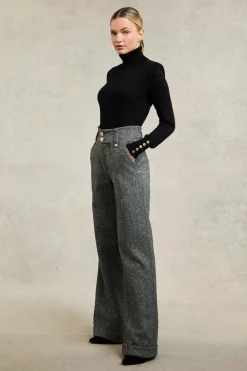 Women Holland Cooper Trousers|Tailoring>High Waisted Wide Leg Trouser