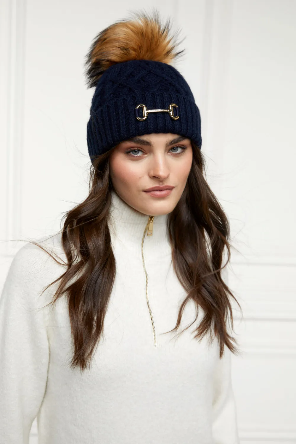 Women Holland Cooper Headwear|Hats & Headbands>Horsebit Bobble Hat