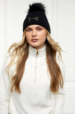 Women Holland Cooper Headwear|Hats & Headbands>Horsebit Bobble Hat