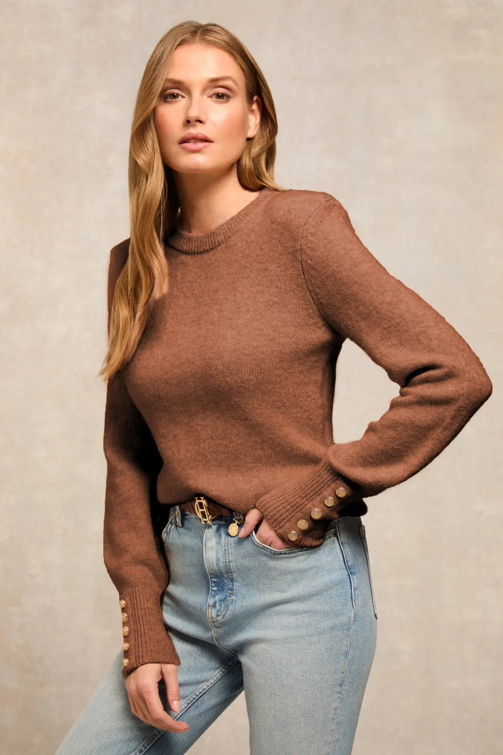 Women Holland Cooper Knitwear>Isla Crew Neck Knit