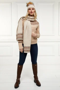 Women Holland Cooper Scarves|Scarves>Jennifer Fairisle Scarf