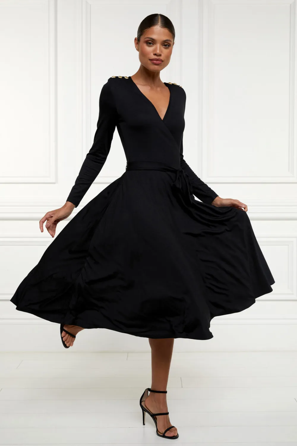 Women Holland Cooper Dresses>Juliette Midi Wrap Dress
