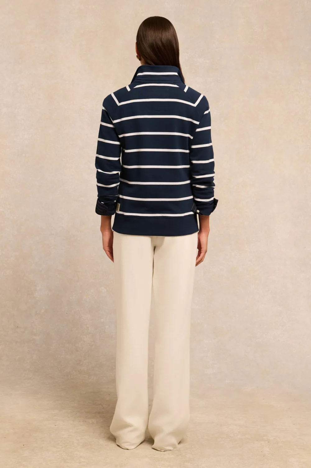 Women Holland Cooper Sweatshirts>Kingham Quarter Zip Neck Sweat