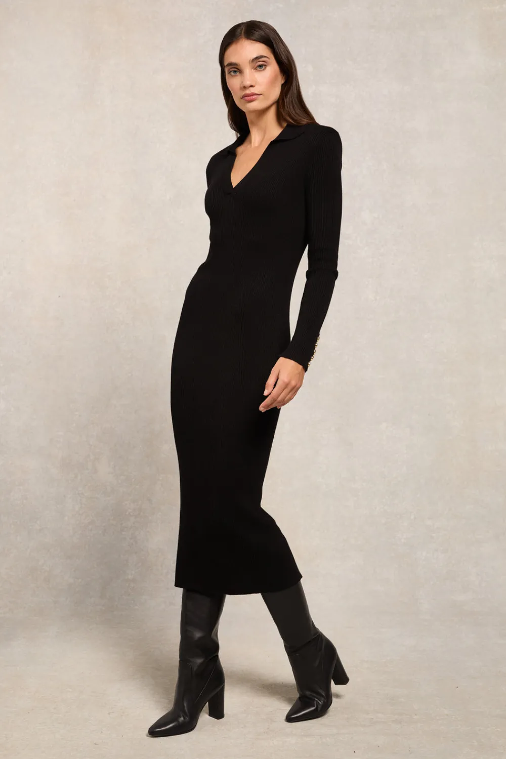 Women Holland Cooper Dresses>Knitted Shirt Dress