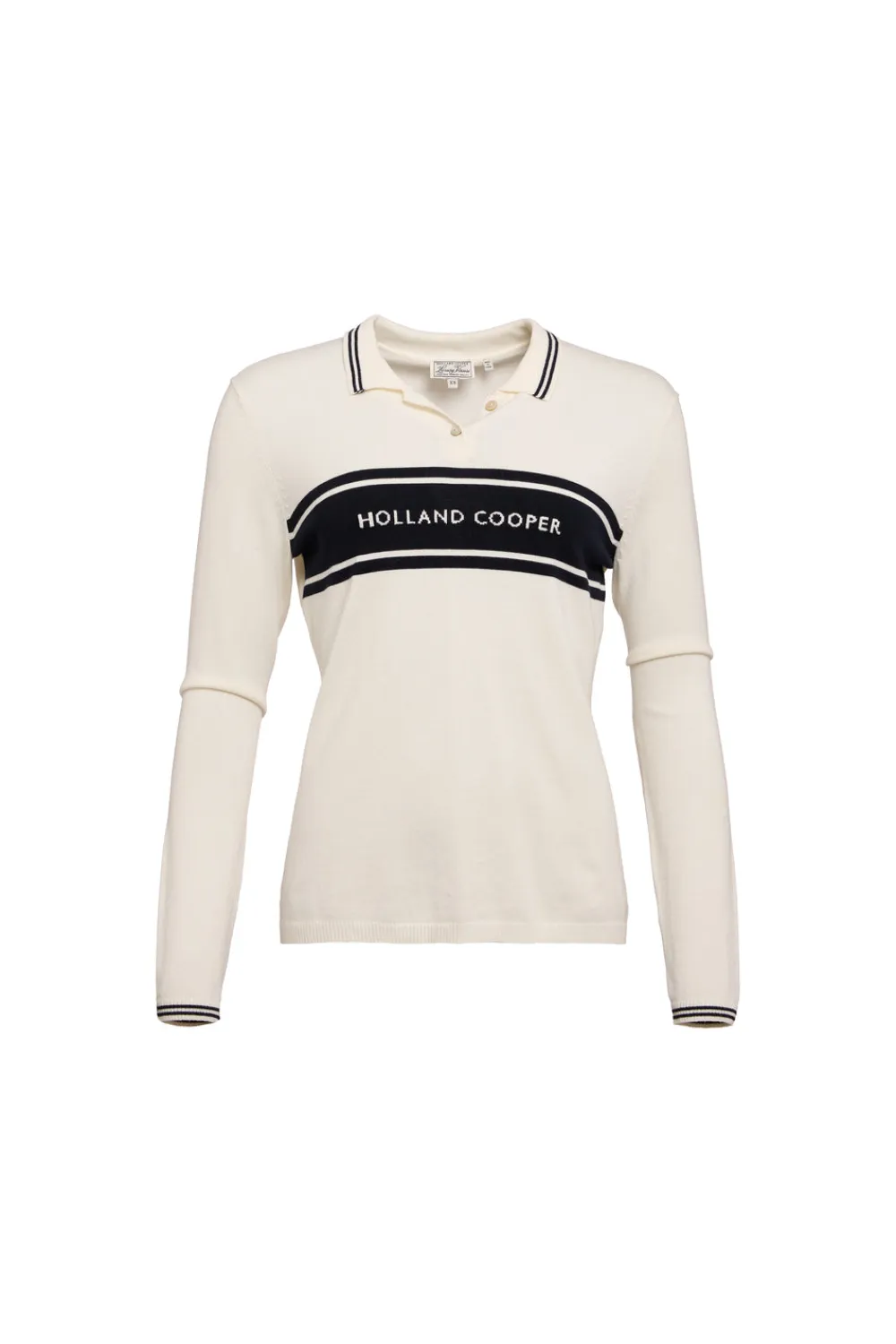 Women Holland Cooper Polo Shirts|Tops>Layla Long Sleeve Knitted Polo