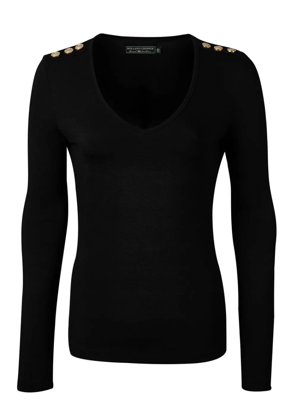 Women Holland Cooper Tees|Tops>Long Sleeve V-Neck Tee