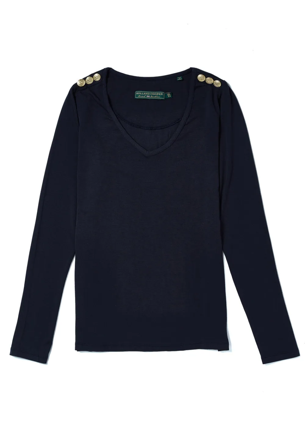 Women Holland Cooper Tees|Tops>Long Sleeve V-Neck Tee