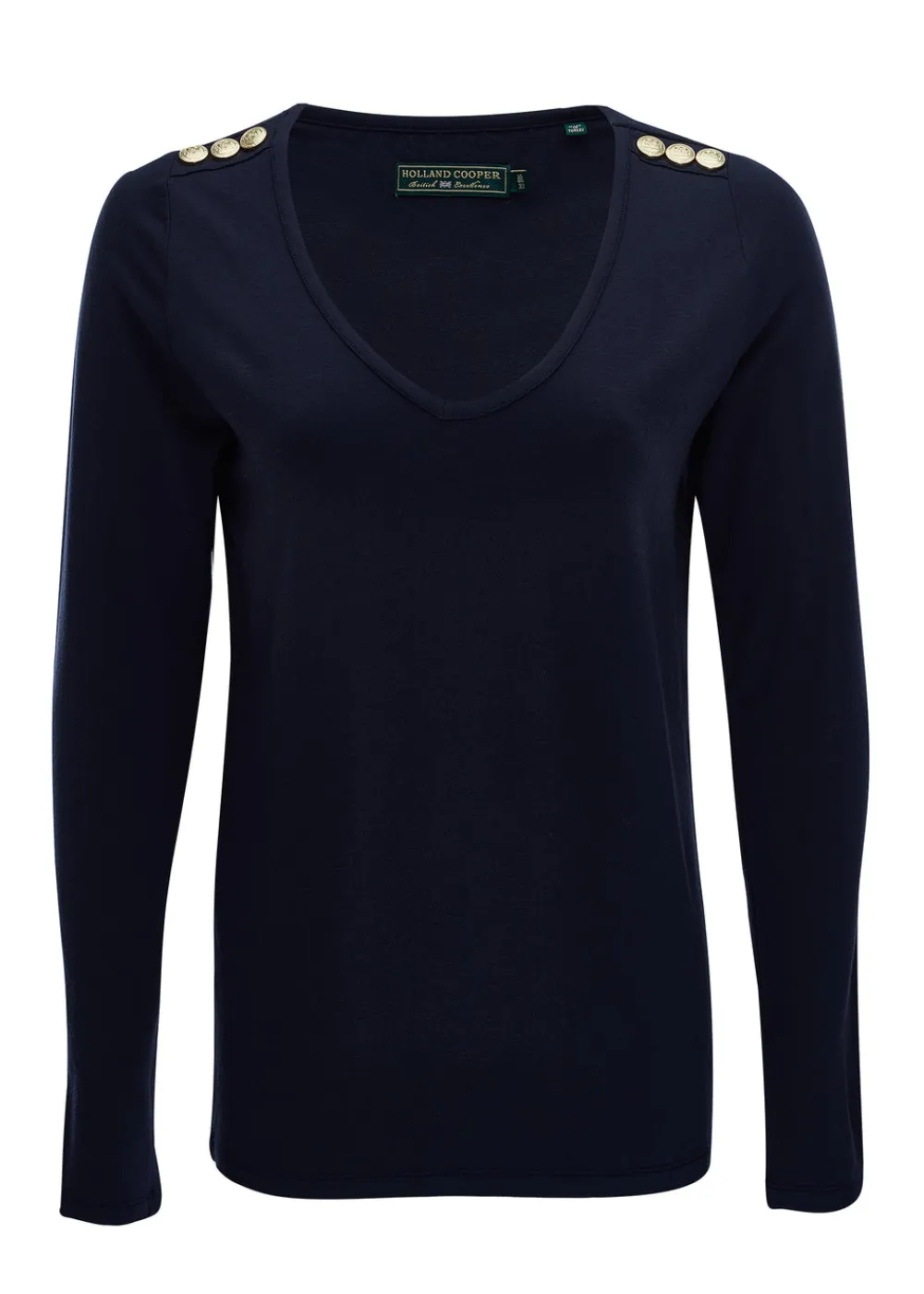 Women Holland Cooper Tees|Tops>Long Sleeve V-Neck Tee