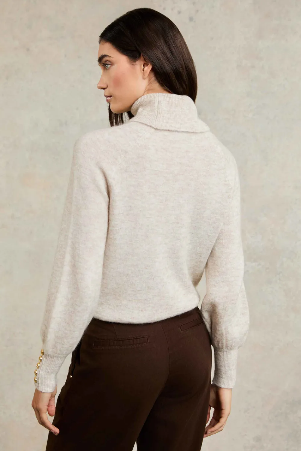Women Holland Cooper Knitwear>Maisie Roll Neck Knit
