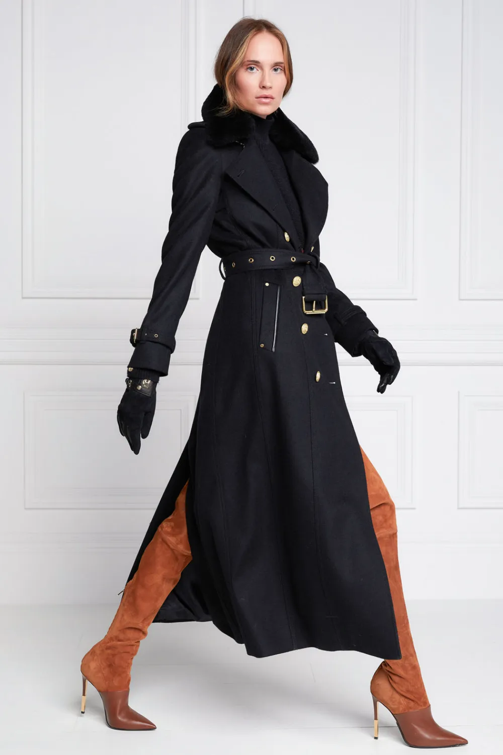 Women Holland Cooper Coats|Trench Coats>Marlborough Shearling Trench Coat
