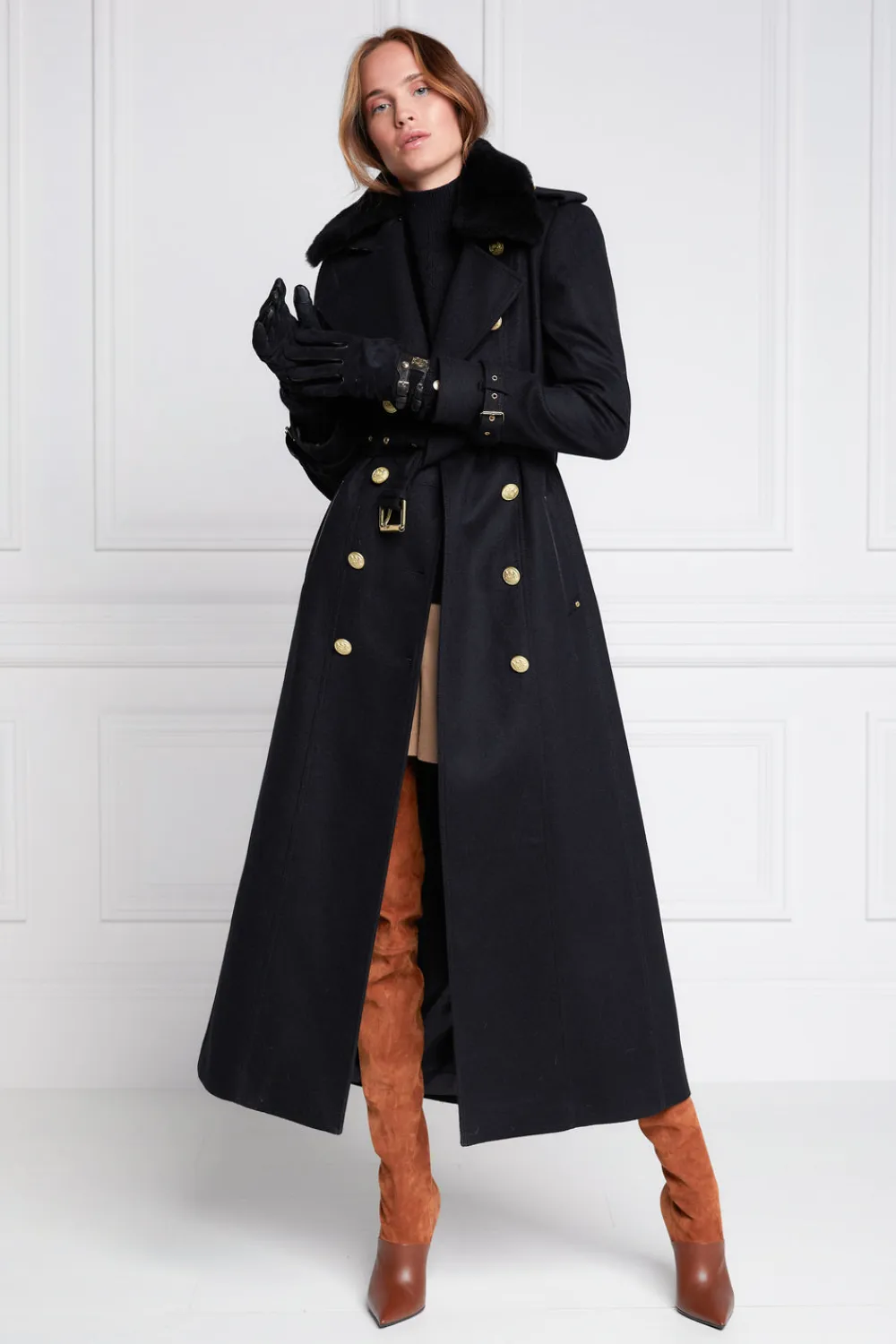 Women Holland Cooper Coats|Trench Coats>Marlborough Shearling Trench Coat