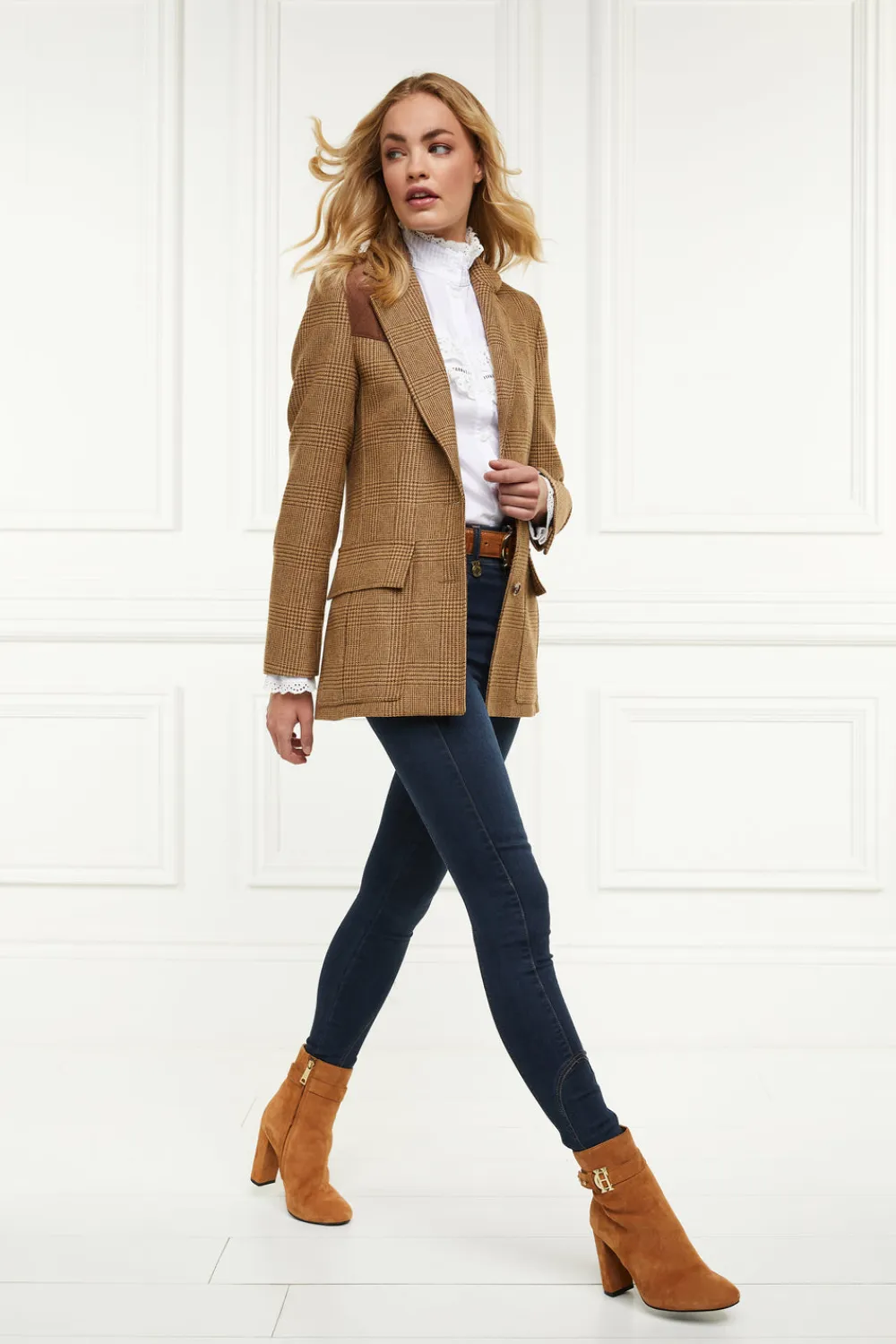 Women Holland Cooper Boots>Mayfair Suede Ankle Boot
