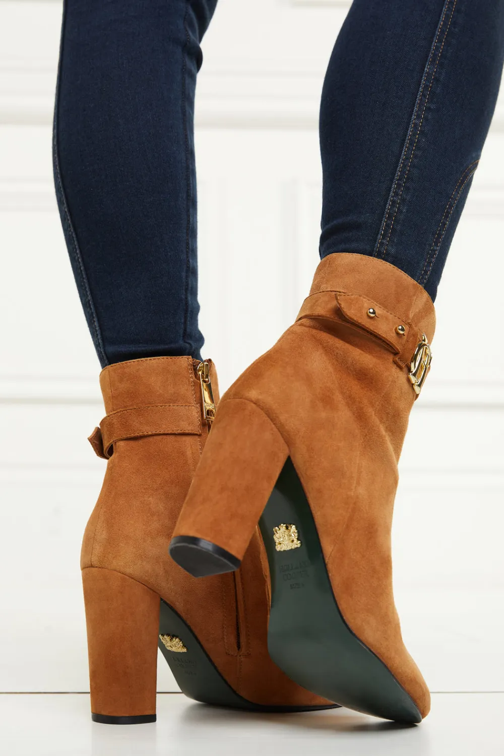 Women Holland Cooper Boots>Mayfair Suede Ankle Boot