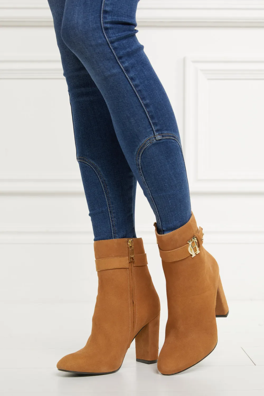 Women Holland Cooper Boots>Mayfair Suede Ankle Boot