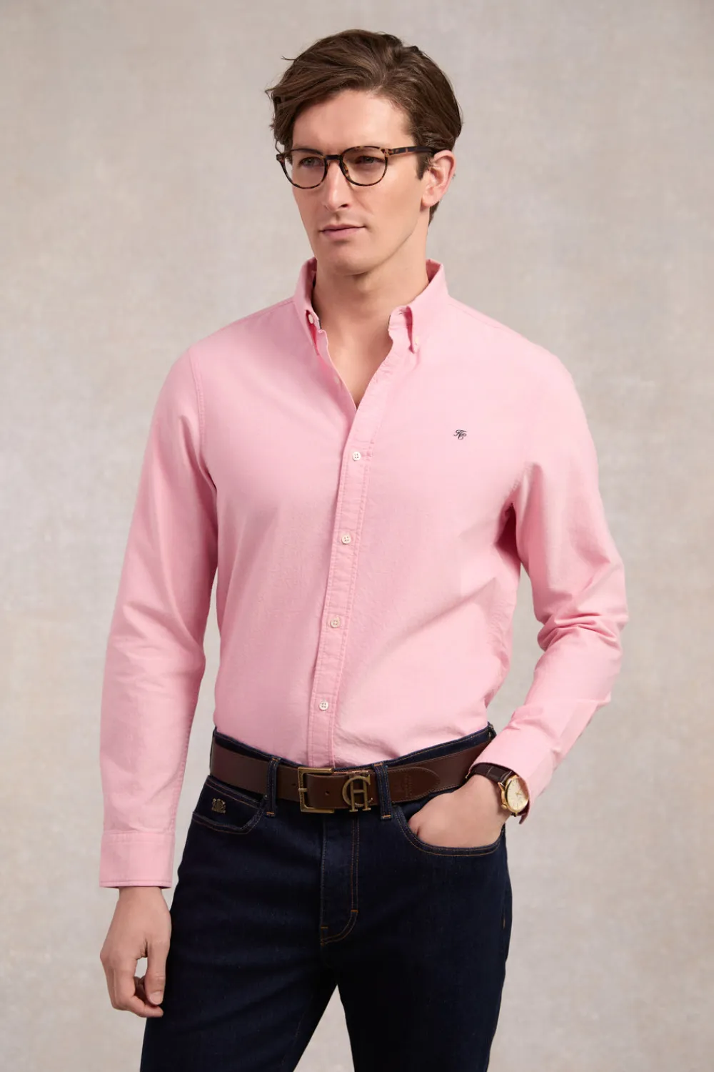 Holland Cooper Shirts>Men's Classic Oxford Shirt