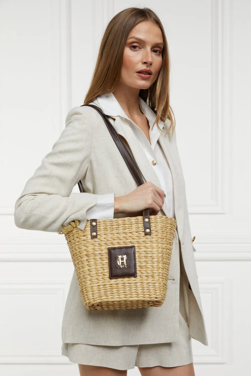 Women Holland Cooper Tote Bags|Bags>Mini Paloma Straw Tote