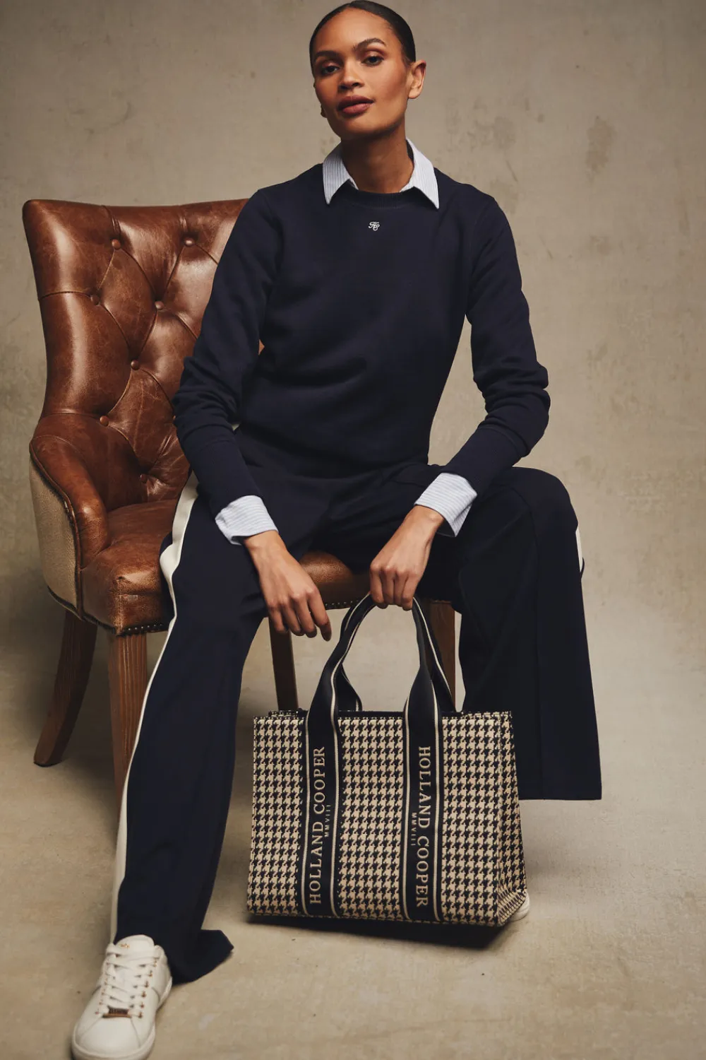 Women Holland Cooper Hoodies & Sweatshirts|Sweatshirts>Monogram Crew Neck Sweat