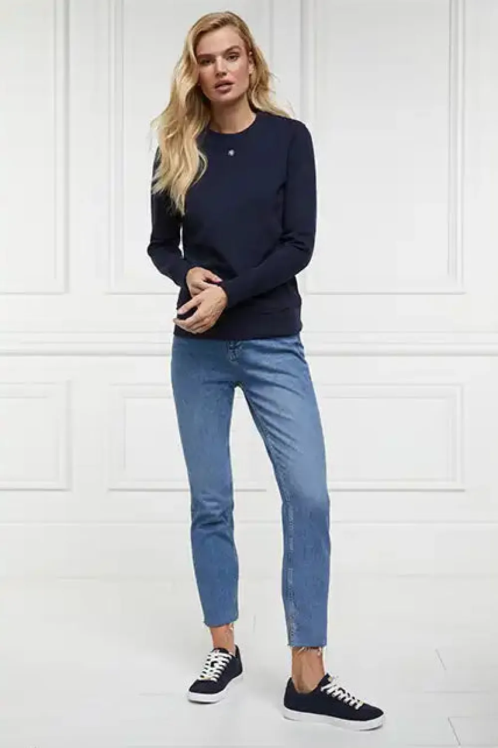 Women Holland Cooper Hoodies & Sweatshirts|Sweatshirts>Monogram Crew Neck Sweat