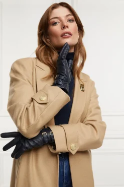 Women Holland Cooper Gloves|Gloves>Monogram Leather Gloves