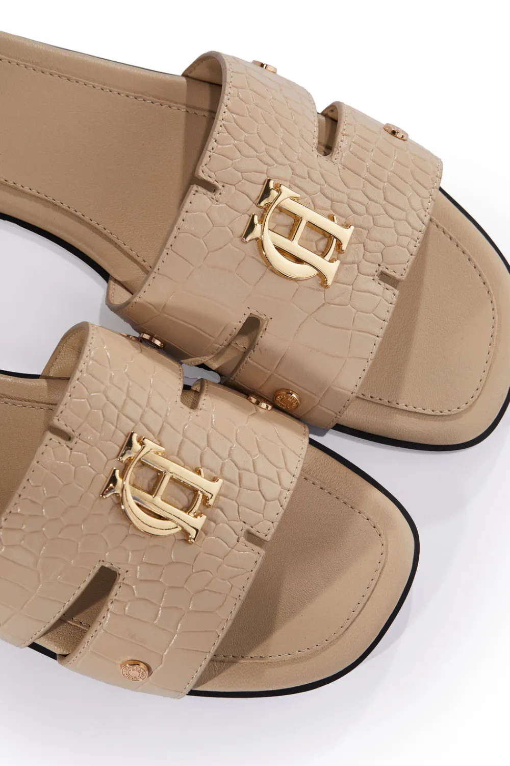 Women Holland Cooper Sandals & Slides>Monogram Slides