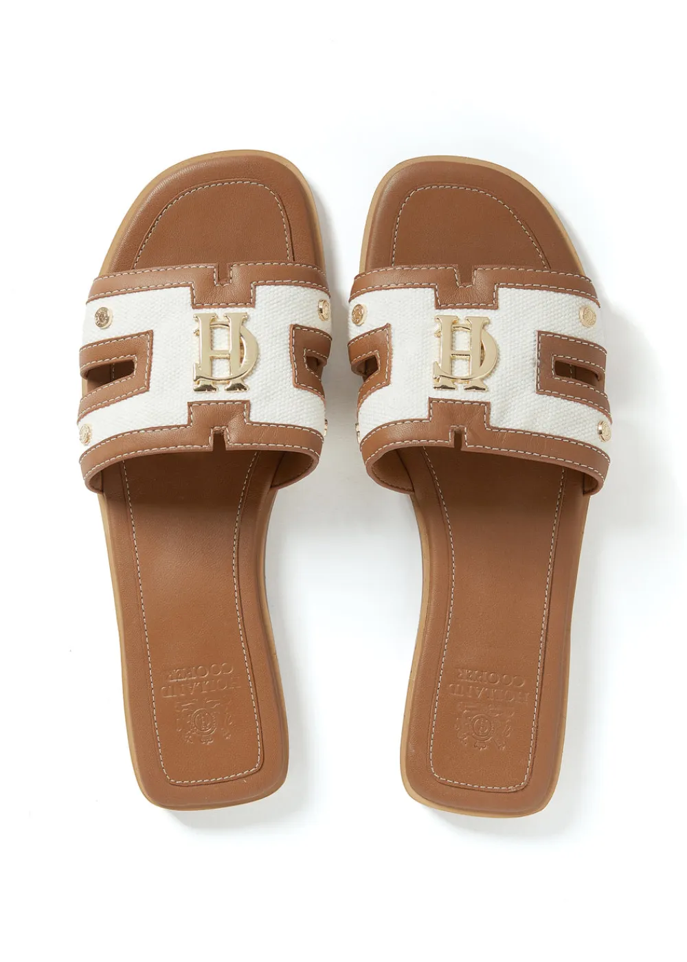 Women Holland Cooper Sandals & Slides>Monogram Slides