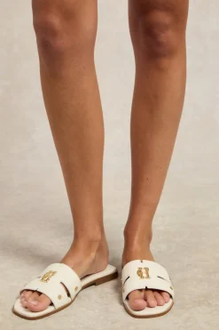 Women Holland Cooper Sandals & Slides>Monogram Slides