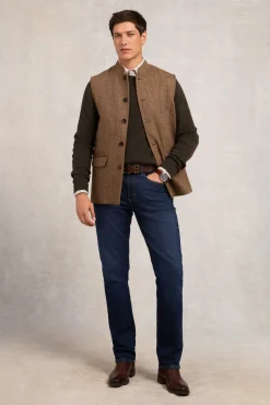 Holland Cooper Tailoring|Waistcoats>Nehru Gilet