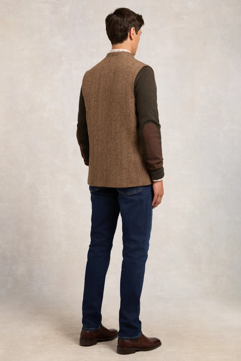 Holland Cooper Tailoring|Waistcoats>Nehru Gilet